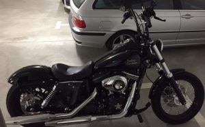 Sacoche Myleatherbikes Harley Dyna Street Bob_62